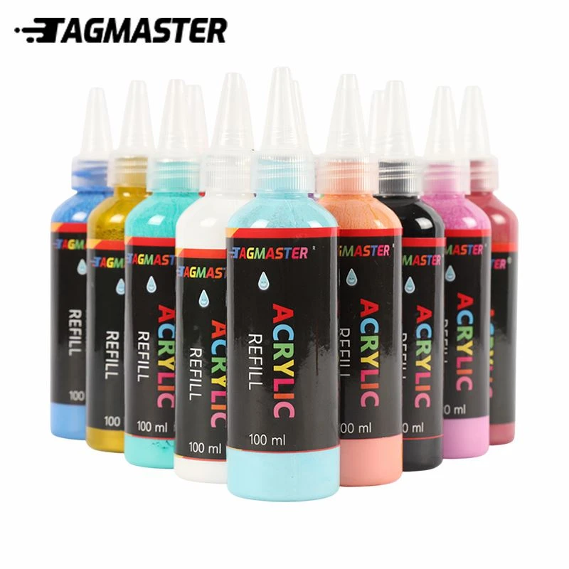 Set di inchiostro acrilico da 100 ml|60+ Colori vibranti|Inchiostro impermeabile ad alta eluita per pittura, calligrafia, marcatori, arte fai-da-te
