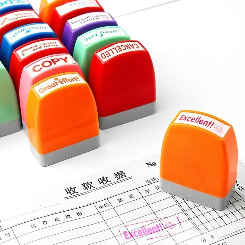 Multi-color Teacher Comment Stamps For Students