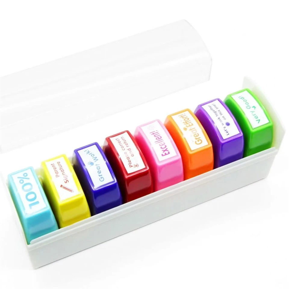 Multi-color Teacher Comment Stamps For Students